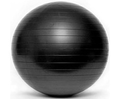 Gimnastikos kamuolys su pompa SMJ, 85cm, juodas