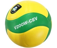 MIKASA V200W CEV TINKLINIS GELTONAS-ŽALIAS