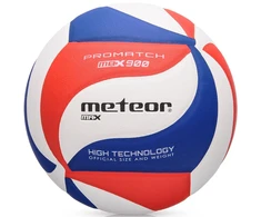 Meteor tinklinio kamuolys max900 mėlynas/raudonas/baltas