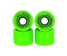 Plastikiniai SMJ ratukai riedlentėms 60x45mm /4vnt./ žali