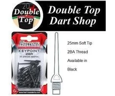 Antgaliai Softips Harrows Atsarginis Keypoint 30vnt