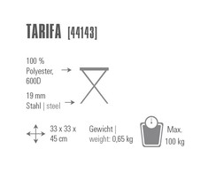 Kėdė High Peak Tarifa 44143