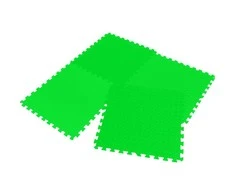Enero EVA FOAM Dėlionė MAT 60X60X1.2CM RINKINYS. 4 Vnt Energo žalia