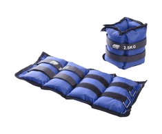 Rankų ir kojų svoriai EB Fit, 2x2.5kg, mėlyni