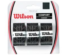 Teniso Raketės Apvijos Wilson Profile Comfort Overgrip 3vnt Juoda