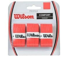 Wilson Profile Overgrip Teniso Raketės Apvija 3vnt Raudona