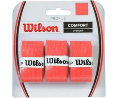 Wilson Profile Overgrip Teniso Raketės Apvija 3vnt Raudona