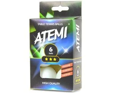 Stalo Teniso Kamuoliukai ATEMI 40+ 3* 6vnt