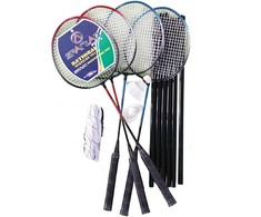 Spartan badmintono raketės su „PowerNet“ 4 žaidėjams