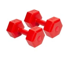 Enero Hantelių rinkinys EB Fit, 2x3kg, raudonas