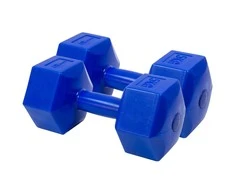 Enero Hantelių rinkinys EB Fit, 2x5kg, mėlynas