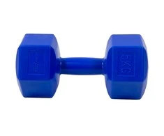 Enero Hantelių rinkinys EB Fit, 2x5kg, mėlynas