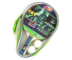 2 rakečių ir 2 kamuoliukų rinkinys SMJ Faster Set