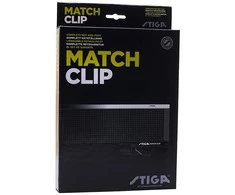 Stalo teniso tinklas Match Clip Stiga reguliuojamas su tvirtinimais