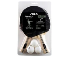 Stiga Sway stalo teniso raketė 2 raketės 3 kamuoliai