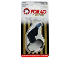 ŠVILPUKAS FOX 40 CLASSIC CMG Juodas SU PIRŠTO LAIKIKLIU 3090254