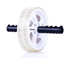 Spokey TWIN B II Double Roller, Vienas dydis, Baltas/juodas