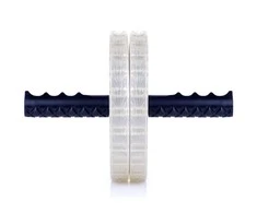 Spokey TWIN B II Double Roller, Vienas dydis, Baltas/juodas