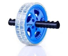 Spokey TWIN B II Double Roller, One size, Mėlyna/juodas