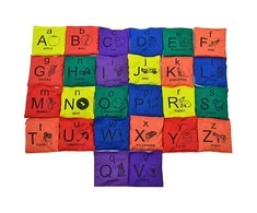 Gymastikos krepšiai NO10 ALPHABET VEDB-AZ5X5 alfabetas (komplektas)