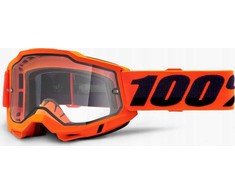 100 % akiniai 100 % ACCURI 2 ENDURO MOTO Raudonas (dvigubas skaidrus stiklas) (NAUJIENA)