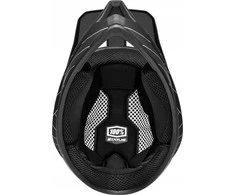 1 Jaunesnio amžiaus viso veido šalmas STATUS DH/BMX Šalmas Essential Juodas dydis. S (47-48 cm) (NAUJIENA)