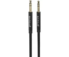 Kabelis PROOVE Jack 3.5mm - Jack 3.5mm 1 m juodas (SB9870)
