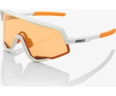 1 GLENDALE Soft Tact Oxyfire balti akiniai – persimonų lęšis (oranžinis stiklas) (NAUJIENA, 2021 m.)