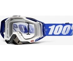 100% Google 100% RACECRAFT MAILEN (permatomas magistralės anti- fog + 10 Tarpai) (NAUJA)