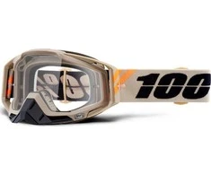 100% Google 100% RACECRAFT POLIET (Skaidrus magistralės anti- fog + 10 Zrywki) (NEIŠKAS)