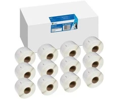 12 x G&amp;G etikečių, 36 mm x 89 mm, sujungimui. m. Dymo 99012/s0722400
