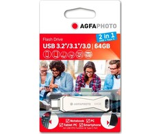 AgfaPhoto USB 3.0 2in1 64GB USB-TypeC