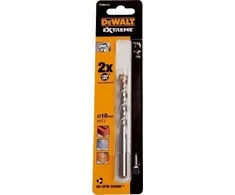 Betono „Widia“ grąžtas su cilindriniu kotu EXTREME, 2 kraštų, 10–120/80 mm, „DeWalt“ [DT6685-XJ]