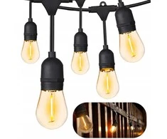 15 m LED girlianda 15xE27 220 V