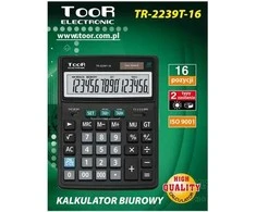 16 skaitmenų skaičiuotuvas „Toor Electronic TR-2239“ (KA6905)