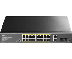 Šakotuvas 18 prievadų komutatorius CUDY GS1018PS2