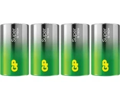 GP Baterija 1x4 GP Super šarminė 1,5V D Mono LR20 baterija