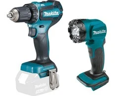 Makita įrankių rinkinys 18V DLX2349J (DDF485 + DML815) 3x3,0Ah