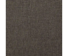 Dvivietė sofa-lova dvejomis pagalvėmis, rudos spalvos, audinys