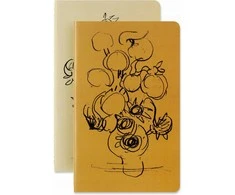 2 užrašų knygelių rinkinys MOLESKINE Van Gogh Cahier 2024, D, 13x21cm, linijuoti, riboto leidimo
