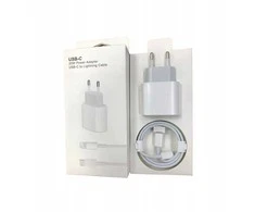 20 W sieninis įkroviklis + USB C / „Lightning“ laidas PD20W