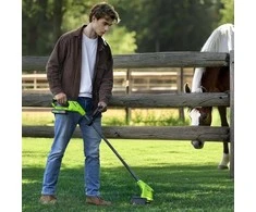 Greenworks žoliapjovė ST24B06-01, 24V, 25 cm, be akumuliatoriaus ir kroviklio
