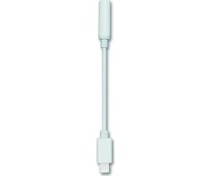 2GO 2GO garso adapteris "Luxury" Stereo Lightning 10cm baltas
