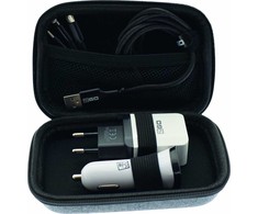 2GO 2GO Reise-Set All in One 3-tlg. USB Kabelis + Ladegerät