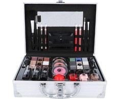 2K Games 2K All About Beauty Train Case Makeup Palette dekoratyvinės kosmetikos rinkinys lagaminėlyje, 60,2 g