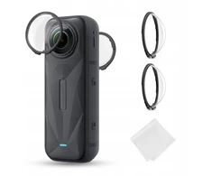 2x apsauginiai stikliniai objektyvo dangteliai, skirti „Insta360 X5“ grūdinto stiklo H9 K&amp;f / Kf31.185