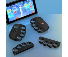 2x bokso dėžės laikikliai, skirti „Joy-con Nintendo Switch 2“ / „NSW2“ / „Fitness Boxing“ / „Jys-ns2298“ / juodi