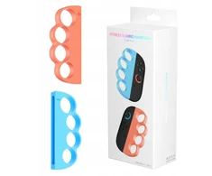 2x Boxing Box Grip, skirti Joy-con Nintendo Switch 2 / Nsw2 / Fitness Boxing / Jys-ns2298 / Mėlyna - Oranžinė