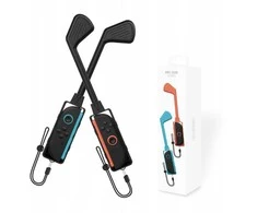 2x golfo lazdos, skirtos „Joy-Con“ ir „Nintendo Switch 2“ bei „Mario Golf“ konsolėms / 2x juodos / Jys-ns2265