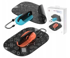 2x pelės režimo laikikliai, skirti „Joy-con“ pelės kilimėliui, skirti „Nintendo Switch 2“ / Jys-ns2313-v4 / oranžinė - mėlyna